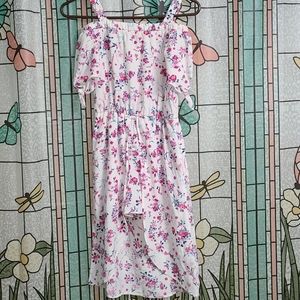 Off-the-Shoulder Romper Dress